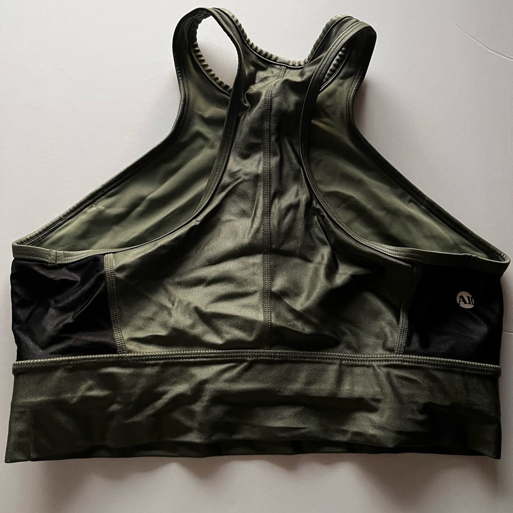 All Access Zip Front Shine Sports Bra Top Size M - Picture 9 of 9